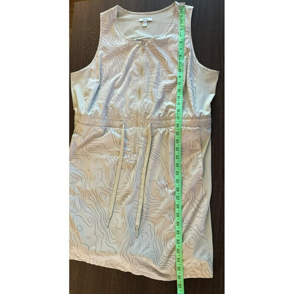 FLX Tank Dress/Skort With Built-In Shorts Sage Topography Size XL - Picture 5 of 10